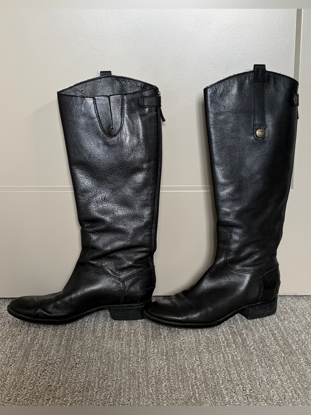Sam Edelman Leather Knee High Riding Boots